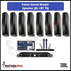 Paket Sound System Indoor Masjid JBL CBT 70J | 8 Speaker